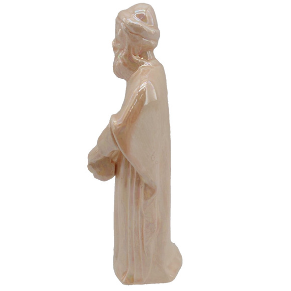 Wiseman King Holding Box Figurine Nativity Replacement Figure Iridescent 5 inch - Picture 3 of 7